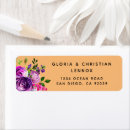 Search for romantic floral return address labels Whimsical