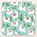 Search for cute llama coasters Peruvian