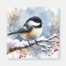 Search for chickadee magnets Winter