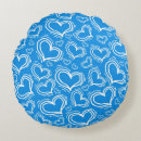 Search for blue heart pillows Bright
