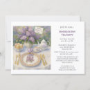 Search for mothers day tea party invitations Floral