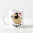 Search for pugs and kisses mugs Dog lover