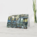Search for vintage train christmas cards Steam engine