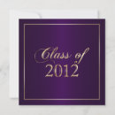 Search for 2012 class invitations Gold