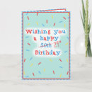Search for 50th wishes birthday cards Turning 50