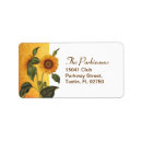 Search for sunflower address labels weddings Floral