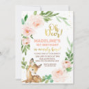 Recherche de oh deer anniversaire invitations Fille