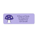 Search for toadstools return address labels Cute