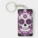 Search for dia de muertos keychains Skeleton
