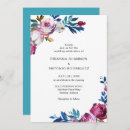 Search for teal and pink wedding invitations Modern