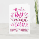 Search for 27th birthday cards Pink