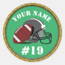 Search for football number stickers Player