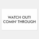 Search for watch your stickers Warning