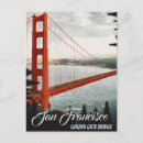 Search for golden gate bridge postcards Illustration
