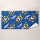 Search for soccer bath towels Blue