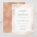 Search for rosegold wedding invitations Floral