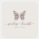 Search for butterfly wedding stickers Unique