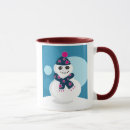 Search for snowman mugs Illustration