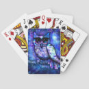Search for owl playing cards Blue