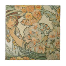 Recherche de alphonse mucha carreaux Fleurs
