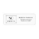 Search for 80th birthday return address labels Elegant birthday party
