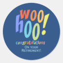 Search for retirement stickers Congratulations