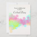 Recherche de cocktail coloré invitations Aquarelle