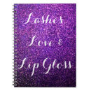 Search for lashes notebooks Glitter