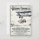 Search for aeroplane wedding invitations Adventure