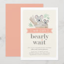 Search for koala bear baby shower invitations We can bearly wait
