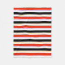 Search for red and black stripe fleece blankets White