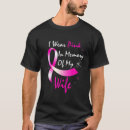 Search for i wear pink for my wife tshirts Awareness