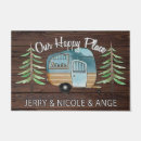 Recherche de camper paillassons Joyeux campeur