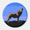 Search for wolf howling magnets Snow
