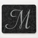 Search for initial m mousepads Monogrammed