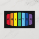 Search for house shaped business cards Painter
