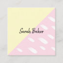 Search for fun business cards Pink