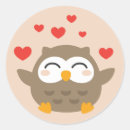 Search for owl illustration stickers Animal
