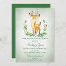 Recherche de animal baby girl shower invitations Forêt