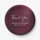 Search for wedding plates Burgundy