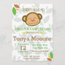 Search for jungle gender reveal invitations Monkey