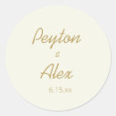 Search for ivory gold wedding stickers Modern