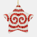 Search for graphic star ornaments Red