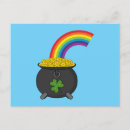 Recherche de leprechauns cartes postales Chanceux