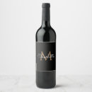 Recherche de gold black wine labels Simple