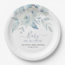 Search for blue flower plates Baby in bloom
