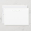 Search for sage green note cards Chic