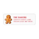 Search for gingerbread return address labels Sweets