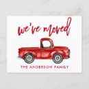 Search for vintage red truck postcards Change of address