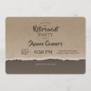 Recherche de coffe invitations À la retraite masculine